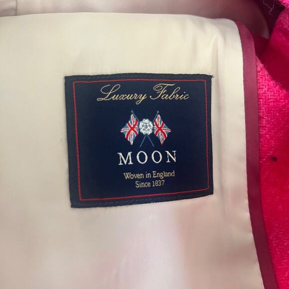 J.Crew Pink English Wool Shrunken-Fit Blazer Jacket Size 16 gold Buttons Classic - Picture 6 of 9